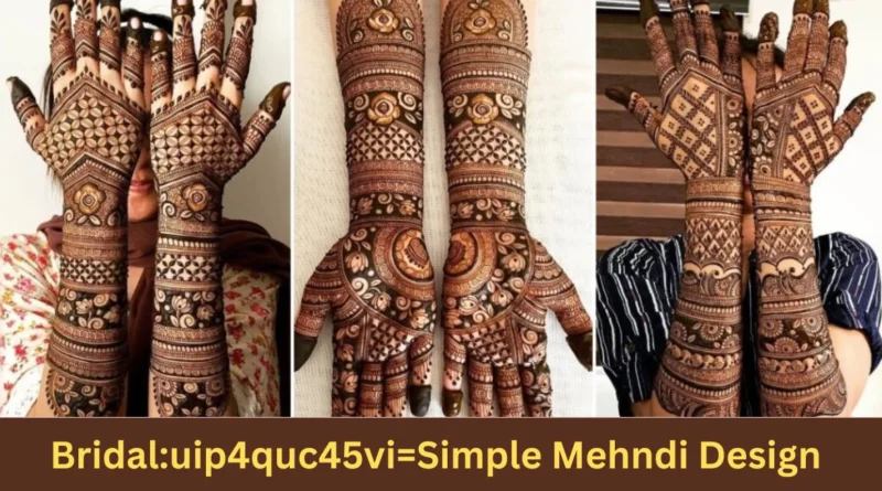 this image shown in Bridal:uip4quc45vi=Simple Mehndi Design