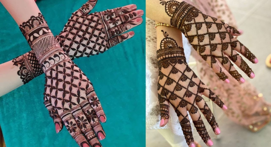 this image shown in Jaal Mehendi Design