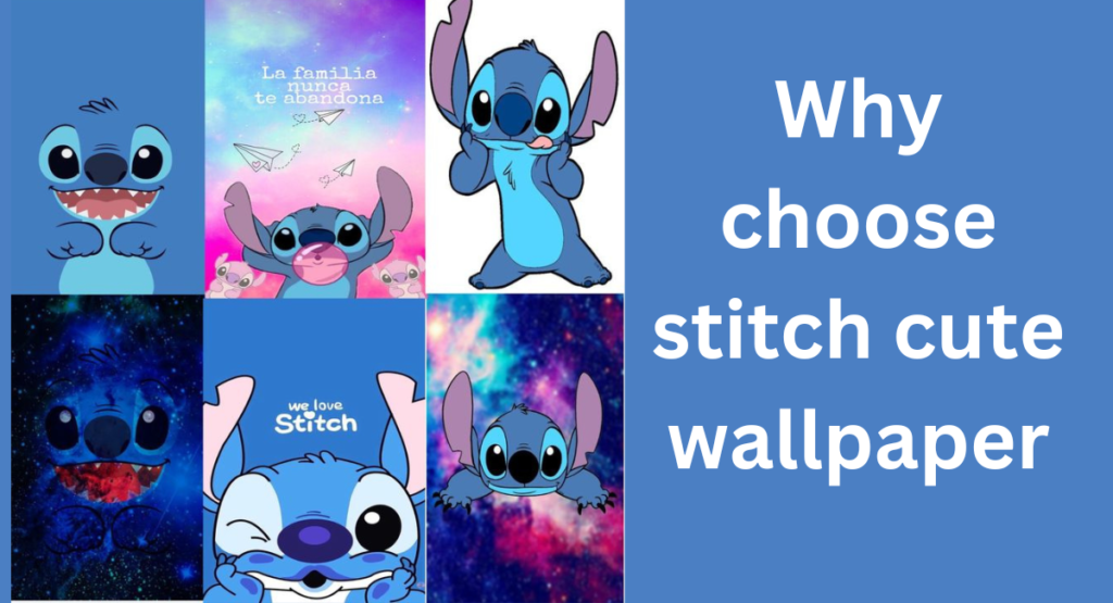 This image shown in why choose stitch cute wallpaper?