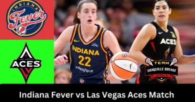 This image shown in Indiana Fever vs Las Vegas Aces Match Players