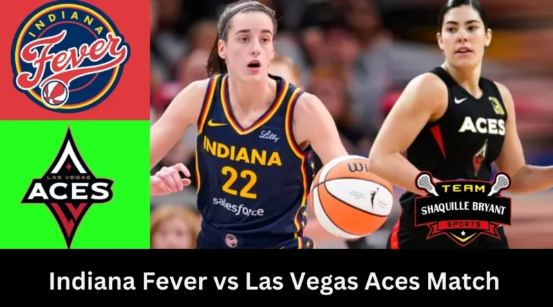 This image shown in Indiana Fever vs Las Vegas Aces Match Players