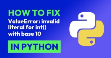 this image shown in Invalid Literal for Int() with Base 10: How to Fix This Common Python Error