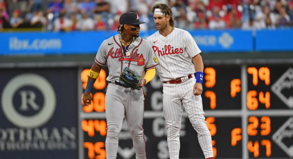 this image shown in Atlanta Braves vs Phillies Match Player