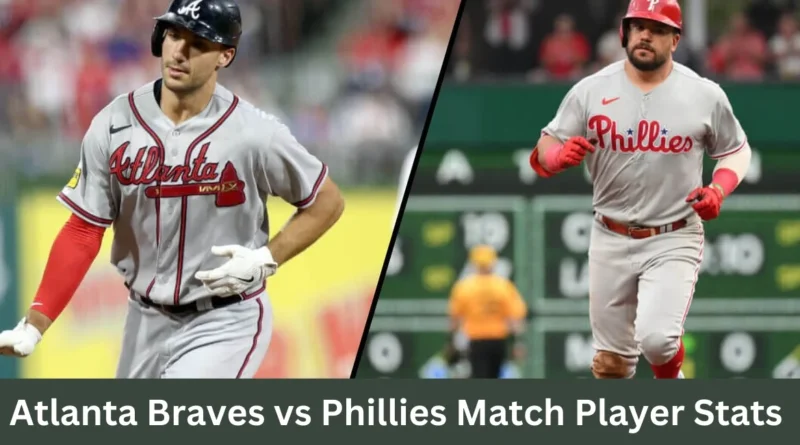 This image shown in Atlanta Braves vs Phillies Match Player Stats.