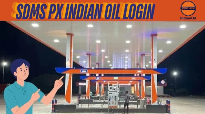 this image shown in the SDMS PX Indian Oil Login Process