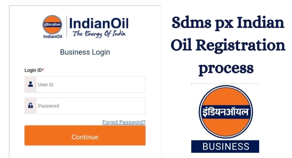 this image shown in Sdms px Indian Oil Registration process 