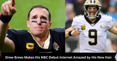 This image shown in Drew Brees Makes His NBC Debut Internet Amazed by His New Hair