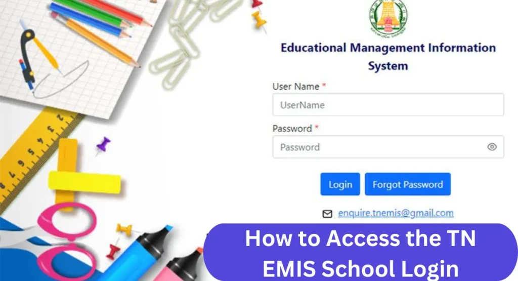 this image shown in How to Access the TN EMIS School Login